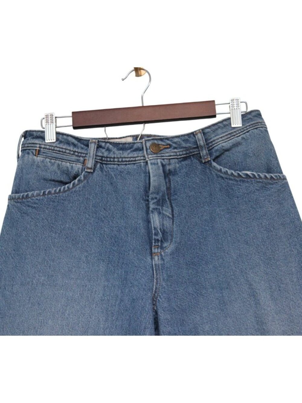 Anthropologie Pilcro Jeans Size 28 Relaxed Wide Leg Tapered Baggy Denim Boho - Picture 2 of 14